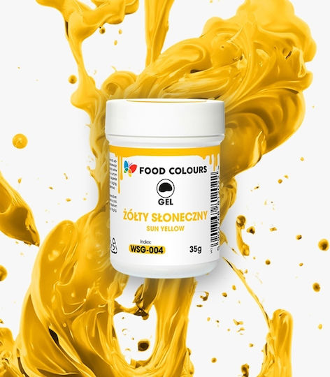 Food Colours Хранителен цвят за сладкарство във форма на гел Жълт 1бр 35гр