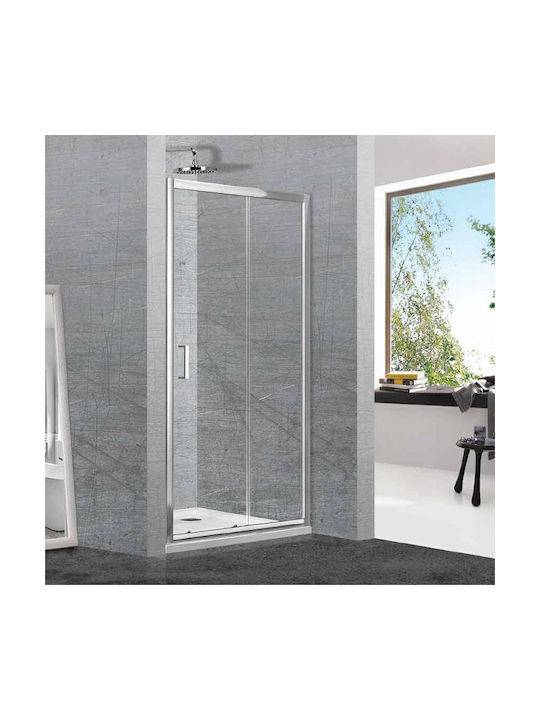 Clever 70 Shower Cabin Wall Wall Sliding Door +...