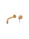 Built-in Bathroom Sink Faucet Serie Mm Matte Brushed Gold Mxlimcmmoso Sphera