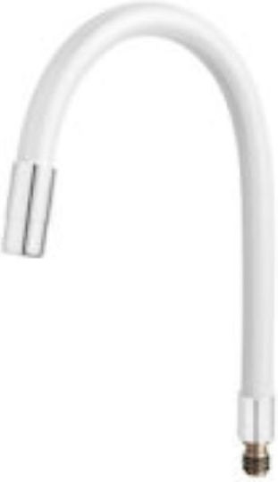 Țeavă Flexibilă din Silicon pentru Robinet de Chiuvetă Zipponi 16.00.006-01 Alb 16.00.006-1w Țeavă Flexibilă din Silicon pentru Robinet de Chiuvetă Zipponi 16.00.006-01 Alb 16.00.006-1w
