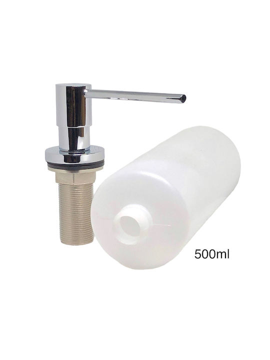 Naron Nr8001c Built-in Kitchen Soap Dispenser Metallic 500ml Chrome