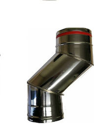 Offset Chimney Pipe Type S Φ-150 Stainless Steel Aisi 304 Airduct Hellas