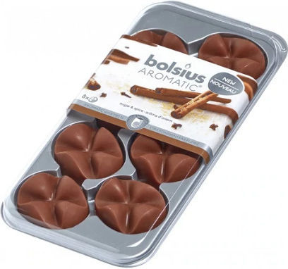 Wax Melts Aromatic 8τμχ Bolsius Sugar & Spice