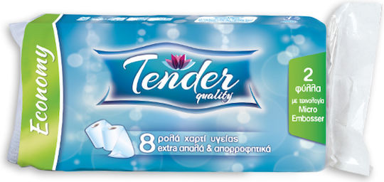 Hârtie Igienică Tender 2 Straturi 8 Bucăți