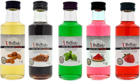 Tsikoudia Raki Crete Flavor Offer Package 100ml 5 Pieces
