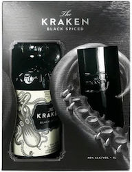 Kraken Black Spiced Rum + 1 Glass 40° 1l Kraken Black Spiced Rum + 1 Glass 40° 1l