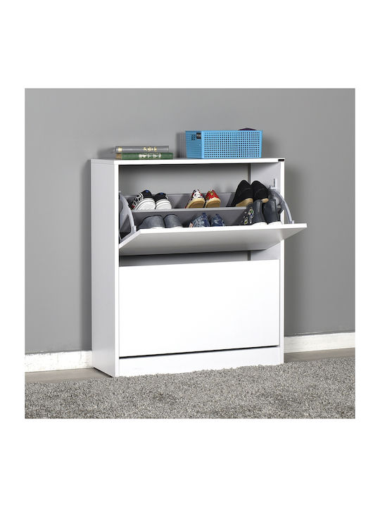 Chios Idea Παπουτσοθήκη Adore Shc-520-bb Μελαμίνη Λευκό 73x26x84cm
