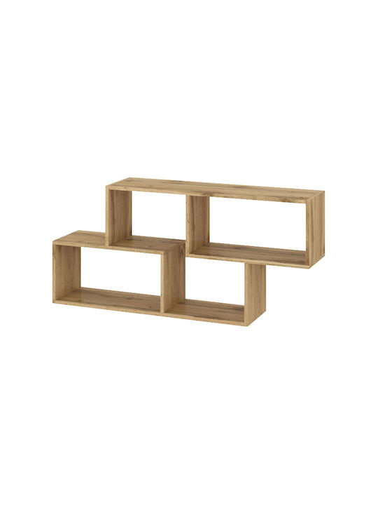 Polka-7 Wall Shelf Natural 120x25x54.80