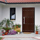 Armored Aluminum Door Traditional Design L 231 Kataskevastiki