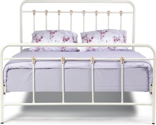Ks Kouppas Amelie Pat Semidublu Bej Auriu Saltea 200x120cm
