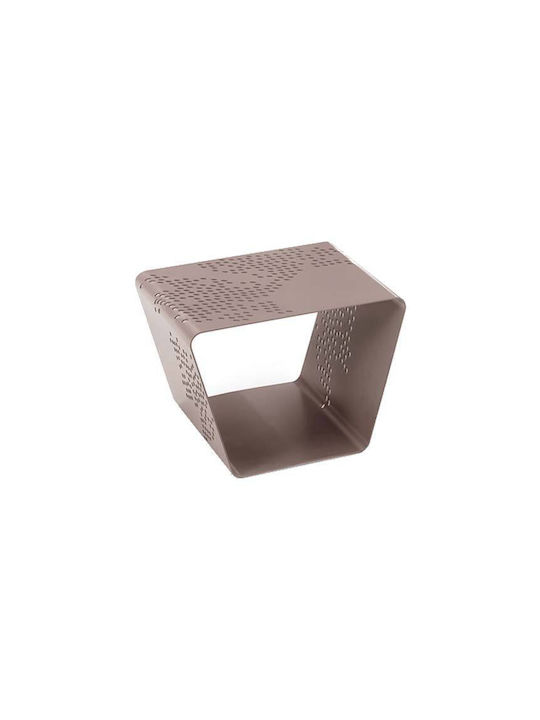 Pattern Coffee Table Pink Metal 45x40xh.30cm bontempi