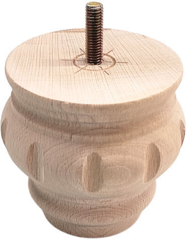 Jgs S.a 8970 Дървен Мебелен Крак Извит Височина 10cm