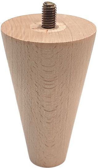 Jgs S.a A102-105 Wooden Furniture Leg Conical Height 10.5cm