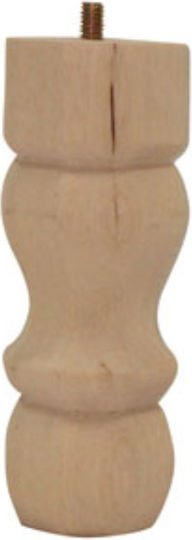 Jgs S.a 8921 Wooden Curved Furniture Leg Height 15.3cm