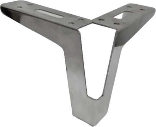Jgs S.a To-181 Metallisches Möbel Bein Ecktisch Nikel Höhe 12cm