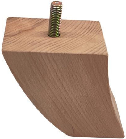 Jgs S.a 9024 Wooden Angled Furniture Leg Height 10.2cm