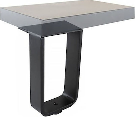 Furniture Leg Adjustable Pl60 Black 70mm