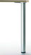 Round Table Leg Art.127 Φ60x710mm Finetto Brown...