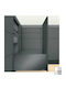 Blum Правоъгълно Чекмедже от Металик Антрацит 50x24см 104-770F500GRI
