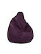 Πουφ Vitor Purple 85x100