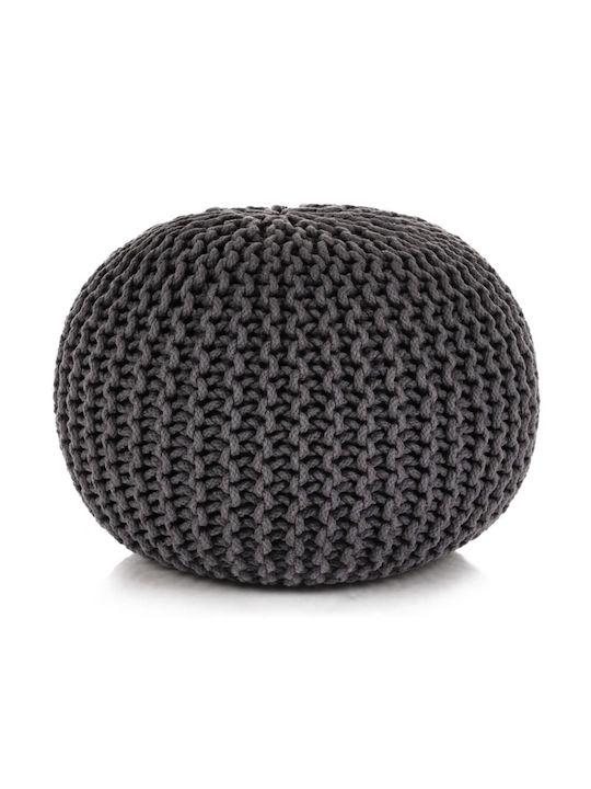 Pouf Knitted Fabric 35x50 Joli 017.033 Black