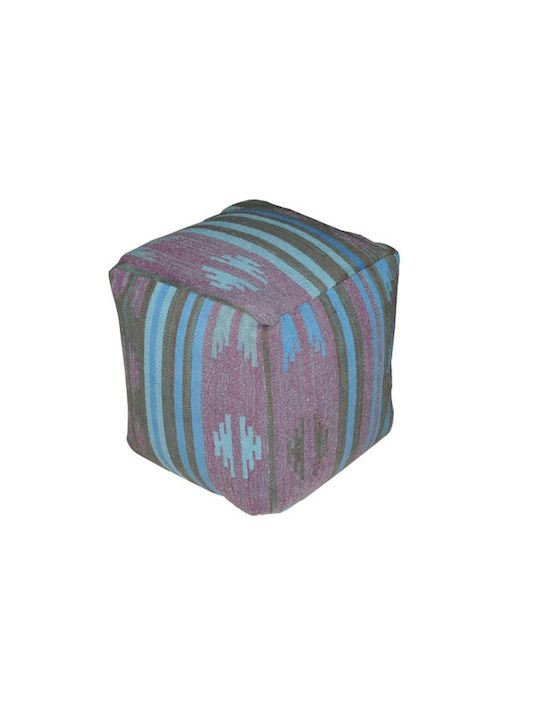 Pouf Hocker Πουφ Jgs S.a Blau Anatolia Hocker-264 40x40x40cm