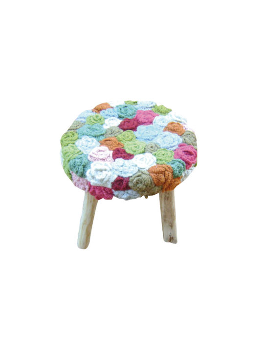 Pouf Scaun Fotolii Puf Jgs S.a Multicolor Abbey 4 Scaune-174 45x45x45cm