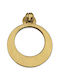 Handmade Brass Furniture Knob Omp Porro 10612-oro1 Gold Matte Diameter 45