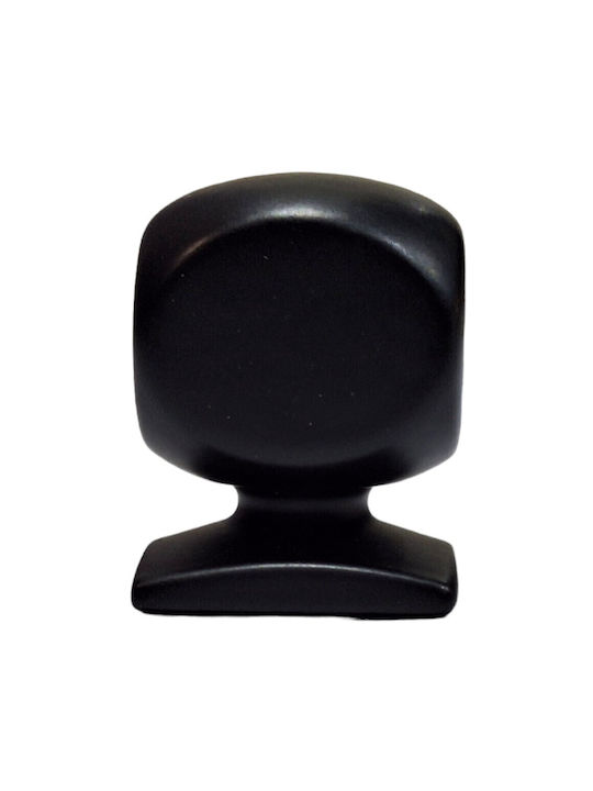 Italian Brass Furniture Knob Omp Porro 11418-000-20a1 Matte Black Diameter 25
