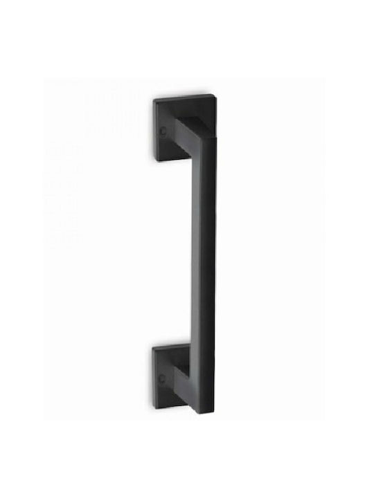 Mâner Ușă Exterior Negru Mat 865 Convex