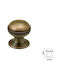 Möbelgriff Viometale 158 Ø24 Bronze