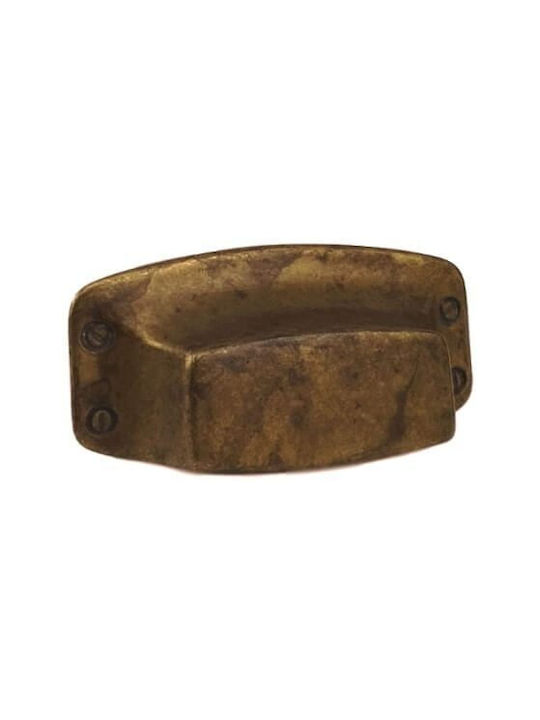 Flush Furniture Handle External Besana 1239 032mm Rust