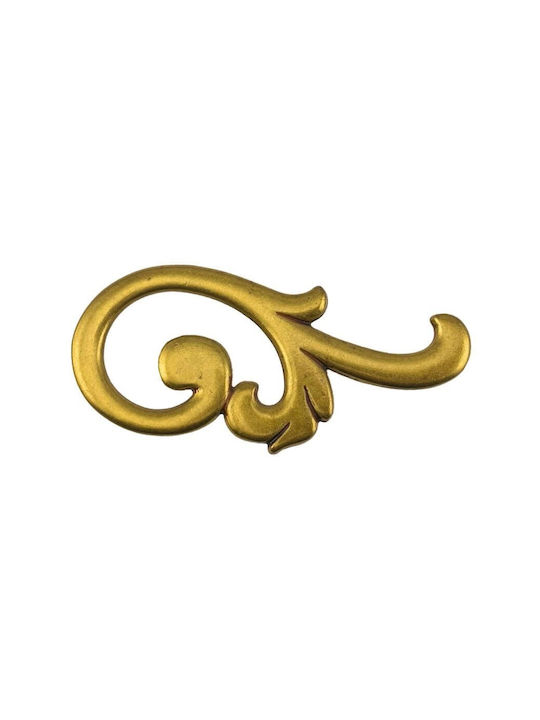 Furniture Handle Besana 1362 Avo Gold Patina Right 32mm