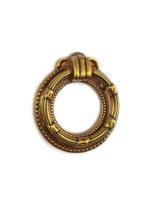 Furniture Knob Hanging Besana 1213 Gold Patina Avo Φ37mm