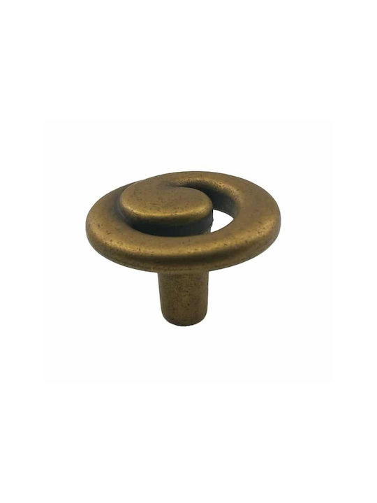 Furniture Knob Besana 2367 Antique Florence Ø32mm