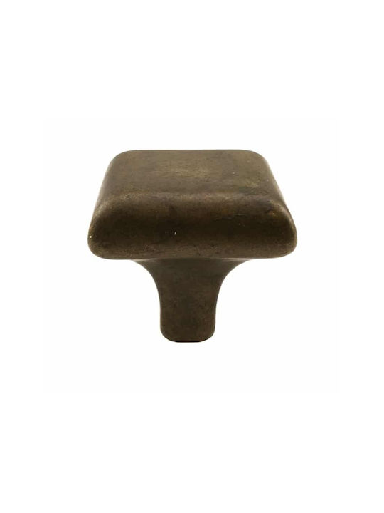 Furniture Knob Besana 2340 Antique Brass Diameter 26mm