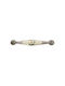 Handle Giusti Porcelain Green Flower Old Silver 233-54m011215g