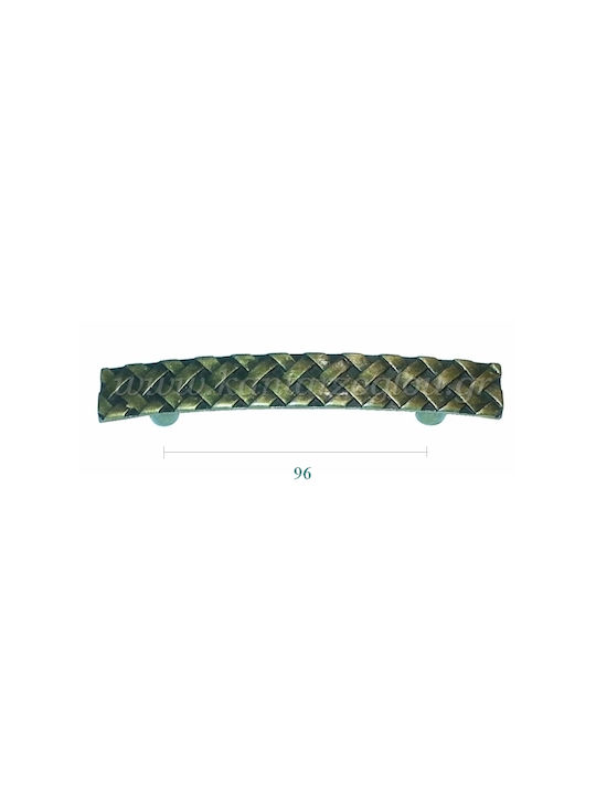 Mâner Pentru Mobilier Antic Împletitură 96mm Mod 21707