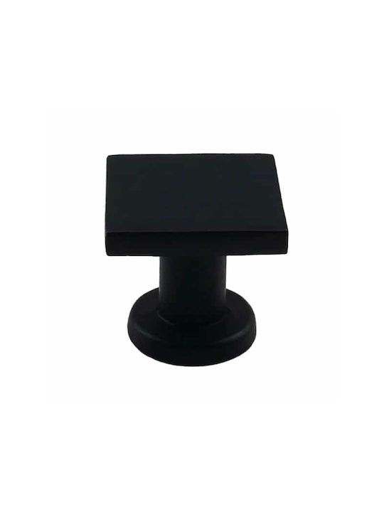 Πόμολο Επίπλων Perfect 20-17 Ματ Μαύρο Φ25mm