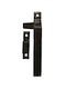 Neoxal Aluminium Window Handle Brown Rotating Allen Screw 4*13cm Screw Centers 45mm