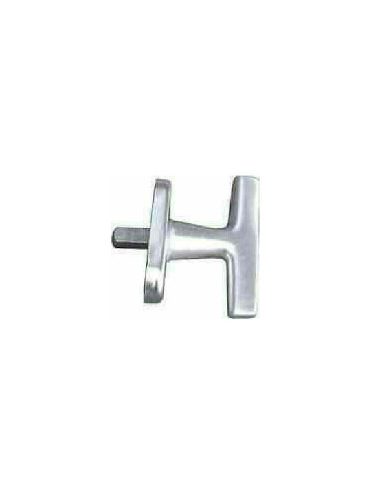 8mm Ключалка За Врата И Прозорец Алуминий 8449