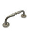 Spanish Brass Front Door Handle Mestre 4924-arg Antique Silver Length 18.5cm