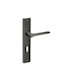 Convex 1515 Matte Graphite Security Exterior Door Lever Plate 85mm Pair