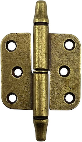 Lift Off Decorative Hinge Herrajes Palencia 2720 Antique Brass 7.2x8cm Right
