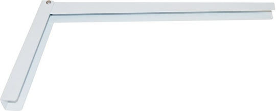 Foldable Shelf Support Bracket 280 mm White 175605.0001 Metal White