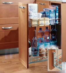 Wire Basket Drawer with Brake Lemi Box 20cm Chr...