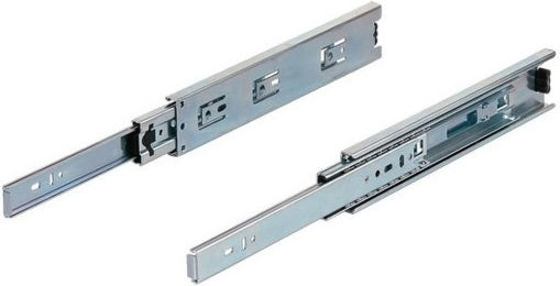 Telescopic Drawer Guide Finetto Nickel Balls 50kg 220-10616500ni