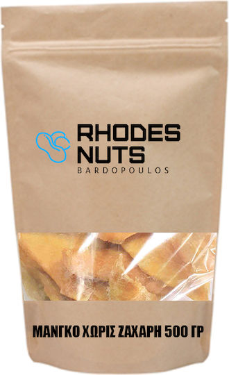 Mango Uscat Fără Zahăr 500 Gr Rhodes Nuts Bardopoulos