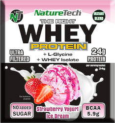 NatureTech The Right Whey Strawberry Yogurt Ice Dream 34gr