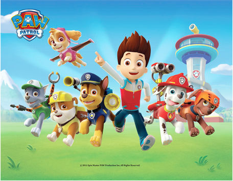 Kardasis Zaharos Placă Sugar Paper Paw Patrol Toți Eroii